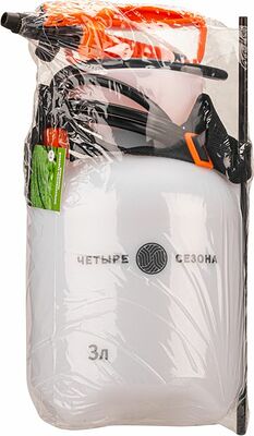 ЧЕТЫРЕ СЕЗОНА 62-0247 Опрыскиватель садовый помповый для растений и цветов 3л ЧЕТЫРЕ СЕЗОНА