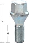 Colombo Болт M12x1,5 (54/ 26) hex17 конус цинк (ИТАЛИЯ) 303057Z CF OGS121715