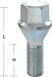 Colombo Болт M12x1,5 (56/ 28) hex17 конус цинк (ИТАЛИЯ) 303057Z CF OGS153273
