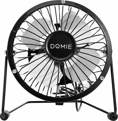 DOMIE 60-0225 Вентилятор настольный DOMIE, DX-4 USB, черный