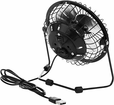 DOMIE 60-0225 Вентилятор настольный DOMIE, DX-4 USB, черный