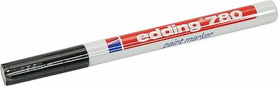 Edding 09-3990 Маркер эмаль 0,8мм (для рисунка печатных плат) черный Edding-780
