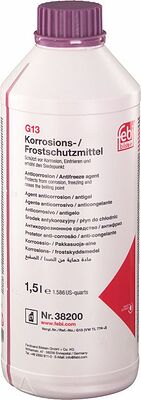 febi 38200 G13 концентрат антифриза VW TL 774-J, фиолетовый, 1,5 л