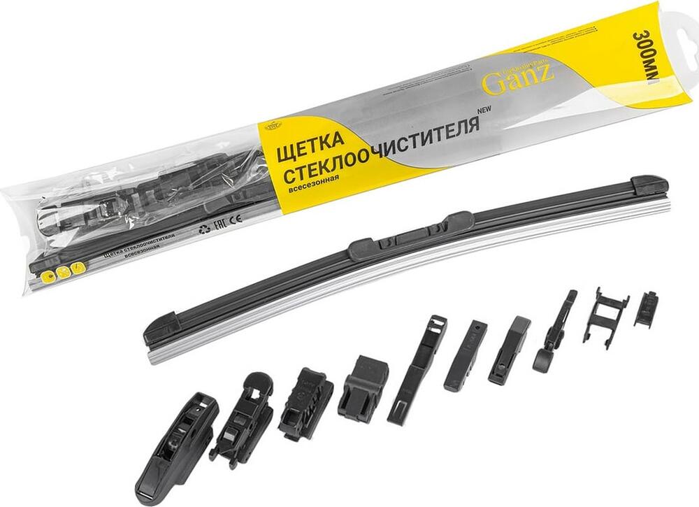 GANZ Щетка стеклоочистителя бескаркасная NEW 300mm (GIS01025)