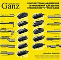 Ganz Winter GIS01040 зимняя каркасная щётка 500 мм (20″), 6 адаптеров