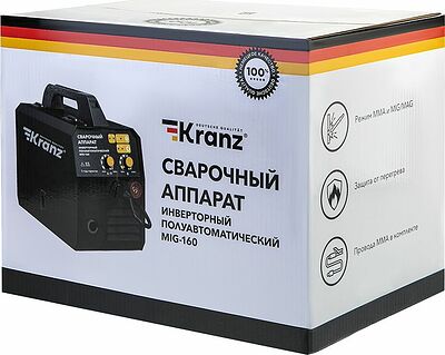 Kranz 11-0926 Сварочный аппарат инверторный полуавтоматический MIG-160 KRANZ