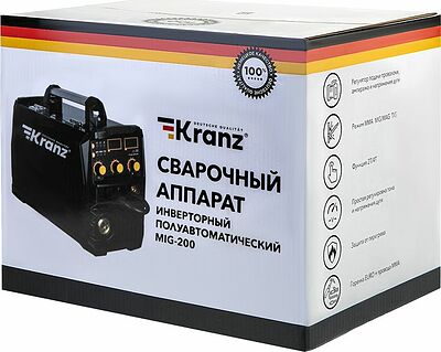 Kranz 11-0927 Сварочный аппарат инверторный полуавтоматический MIG-200 KRANZ