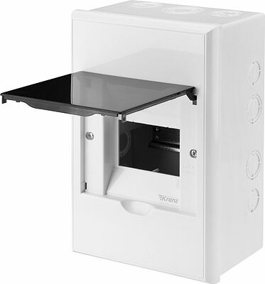Kranz KR-11-0304 Бокс пластиковый ЩРН-П-4 IP41 белый KRANZ