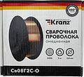 Kranz KR-11-0981-5 Сварочная проволока омедненная Св08Г2С-О (ER70S-6; SG2) 5 кг 0,8 мм D200 KRANZ Kranz KR-11-0981-5 Сварочная проволока омедненная Св08Г2С-О (ER70S-6; SG2) 5 кг 0,8 мм D200 KRANZ