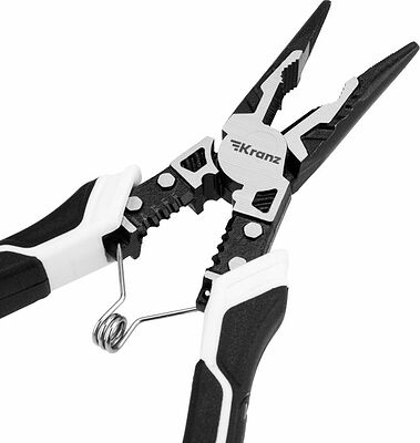 Kranz KR-12-4653-5 Тонкогубцы многофункциональные универсальные 200мм KRANZ