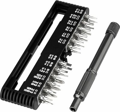 Kranz KR-12-4751 Набор отверток для точных работ RA-01, 25 предметов KRANZ