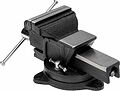 Kranz KR-12-5101 Тиски слесарные 100мм, поворотные, с наковальней KRANZ Kranz KR-12-5101 Тиски слесарные 100мм, поворотные, с наковальней KRANZ