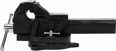 Kranz KR-12-5102 Тиски слесарные 150мм, поворотные, с наковальней KRANZ