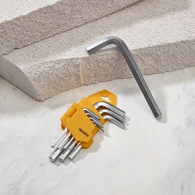 Kranz KR-12-5215 Набор ключей имбусовых HEX KRANZ 1,5-10 мм, CrV, 9 шт.