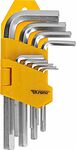 Kranz KR-12-5215 Набор ключей имбусовых HEX KRANZ 1,5-10 мм, CrV, 9 шт.