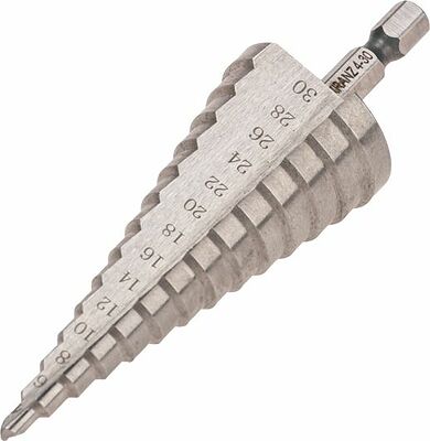 Kranz KR-12-6602 Сверло по металлу ступенчатое 4,0-30,0мм, 98мм, 62 HRC KRANZ