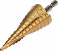 Kranz KR-12-6612 Сверло по металлу ступенчатое ТИТАН 4,0-30,0мм, 98мм, 65 HRC, Р6М5 TiN KRANZ