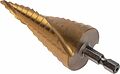 Kranz KR-12-6612 Сверло по металлу ступенчатое ТИТАН 4,0-30,0мм, 98мм, 65 HRC, Р6М5 TiN KRANZ