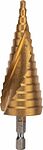 Kranz KR-12-6613 Сверло по металлу ступенчатое ТИТАН 4,0-32,0мм, 102мм, 65 HRC, Р6М5 TiN KRANZ