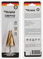 Kranz KR-12-6614 Сверло по металлу ступенчатое ТИТАН 9,0-36,0мм, 110мм, 65 HRC, Р6М5 TiN KRANZ Kranz KR-12-6614 Сверло по металлу ступенчатое ТИТАН 9,0-36,0мм, 110мм, 65 HRC, Р6М5 TiN KRANZ