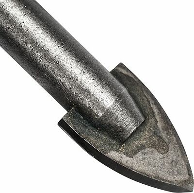 Kranz KR-12-6807 Сверло по стеклу и керамике 12 мм, 2 грани, цилиндр. хвостовик Kranz