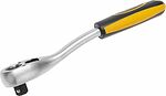 Kranz KR-12-8401 Ключ-трещотка для торцовых головок 1/2, СrV, 72 зубца KRANZ