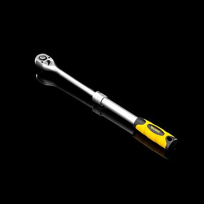 Kranz KR-12-8411 Ключ телескопический трещоточный 1/2, 307-434мм, CrV, двухкомпонентная рукоятка KRANZ