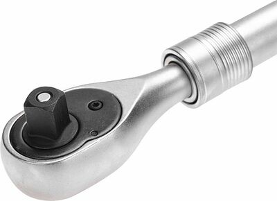 Kranz KR-12-8411 Ключ телескопический трещоточный 1/2, 307-434мм, CrV, двухкомпонентная рукоятка KRANZ