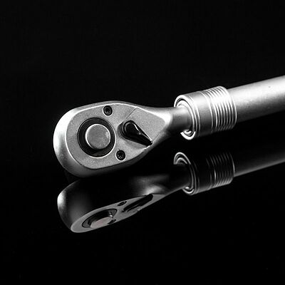 Kranz KR-12-8411 Ключ телескопический трещоточный 1/2, 307-434мм, CrV, двухкомпонентная рукоятка KRANZ