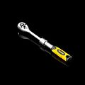 Kranz KR-12-8413 Ключ телескопический трещоточный 1/4, 162-210мм, CrV, двухкомпонентная рукоятка KRANZ
