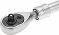 Kranz KR-12-8413 Ключ телескопический трещоточный 1/4, 162-210мм, CrV, двухкомпонентная рукоятка KRANZ