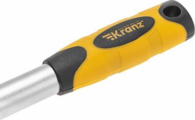 Kranz KR-12-8413 Ключ телескопический трещоточный 1/4, 162-210мм, CrV, двухкомпонентная рукоятка KRANZ
