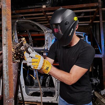 Kranz KR-16-0796 Маска сварщика с автоматическим светофильтром «Хамелеон» АСФ 400 KRANZ