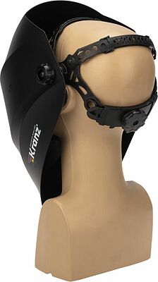 Kranz KR-16-0798 Маска сварщика с черным минеральным стеклом DIN 9 KRANZ
