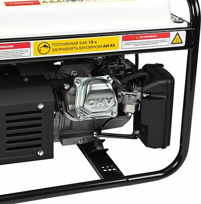 Kranz KR-16-1133 Генератор бензиновый KR3300, 3,3кВт, 230В, 15л, ручной стартер KRANZ