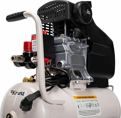Kranz KR-16-1151 Компрессор воздушный KR-1500/24, 1500Вт, 230 л/мин, 24л KRANZ