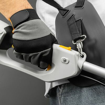 Kranz KR-16-1212 Триммер электрический KR-1400, 1400Вт, 420/255мм, катушка+диск, разборная штанга KRANZ