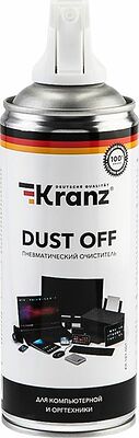 Kranz KR-181-001 Пневматический очиститель DUST OFF, 520мл (400мл), аэрозоль KRANZ