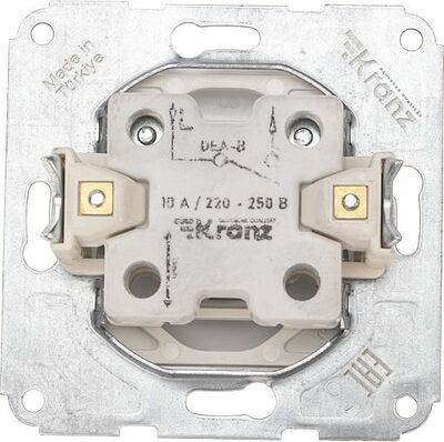 Kranz KR-78-0200 DEA Выключатель 1кл с/у 10А мех. Бел KRANZ