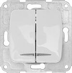 Kranz KR-78-0203 DEA Выключатель 2кл (инд) с/у 10А мех. Бел KRANZ
