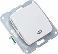 Kranz KR-78-0206 DEA Выключатель (переключатель) 1кл прох. (инд) с/у 10А мех. белый KRANZ