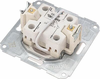 Kranz KR-78-0206 DEA Выключатель (переключатель) 1кл прох. (инд) с/у 10А мех. белый KRANZ
