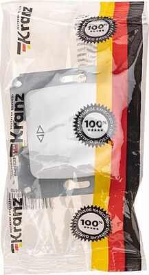 Kranz KR-78-0208 DEA Выключатель (переключатель) 1кл перекрест. с/у 10А мех. белый KRANZ
