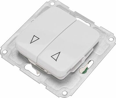 Kranz KR-78-0209 DEA Выключатель для жалюзи 2кл с/у 10А мех. Бел KRANZ