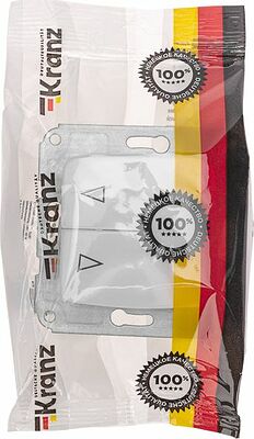 Kranz KR-78-0209 DEA Выключатель для жалюзи 2кл с/у 10А мех. Бел KRANZ