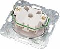 Kranz KR-78-0214 DEA Розетка 1-ая керамика б/з с/у 10А мех. Бел KRANZ