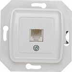 Kranz KR-78-0222 DEA Розетка Телефон RJ11 с/у мех. Бел KRANZ