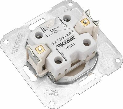 Kranz KR-78-0231 DEA Выключатель 1кл (инд) с/у 10А мех. Беж KRANZ