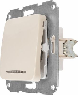 Kranz KR-78-0231 DEA Выключатель 1кл (инд) с/у 10А мех. Беж KRANZ