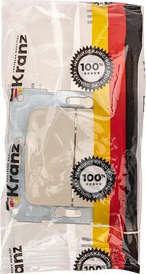 Kranz KR-78-0232 DEA Выключатель 2кл с/у 10А мех. Беж KRANZ